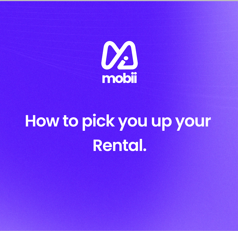 How to Pick up Your Car Rental with Mobii